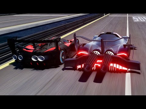 Bugatti Bolide GTR vs Devel Sixteen GTR-S at Special Stage Route X