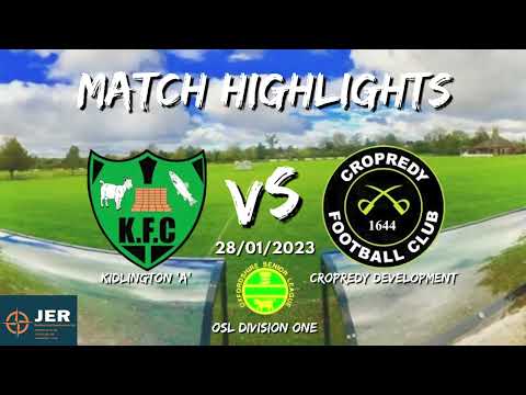 Kidlington 'A' vs. Cropredy Devs - MATCH HIGHLIGHTS 28/01/2023