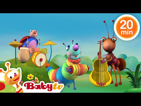Big Bugs Band 🐛 🐜 A Musical Adventure From Around The World  | Music for Kids | Kids Songs @BabyTV ​