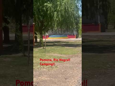 Recorrido en el camping de Pomona, Río Negro #moto #camping #rutasargentinas #argentina #viaje