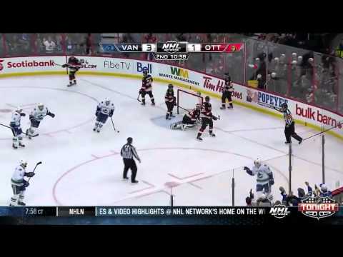 Canucks @ Senators Highlights 11/28/13