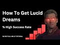 How To Get Lucid Dreams (With High Success Rate) | MILD Tutorial