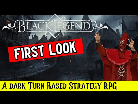 Black Legend - Dark Turn Based Strategy RPG First Look (Review and Gameplay)