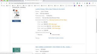 How to Adopt Books in the CSU Bookstore