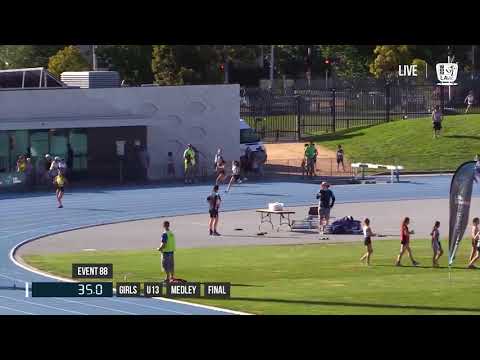 GIRLS U13 MEDLEY FINAL - 2017 SUBWAY STATE RELAY CHAMPIONSHIPS // LAVicTV