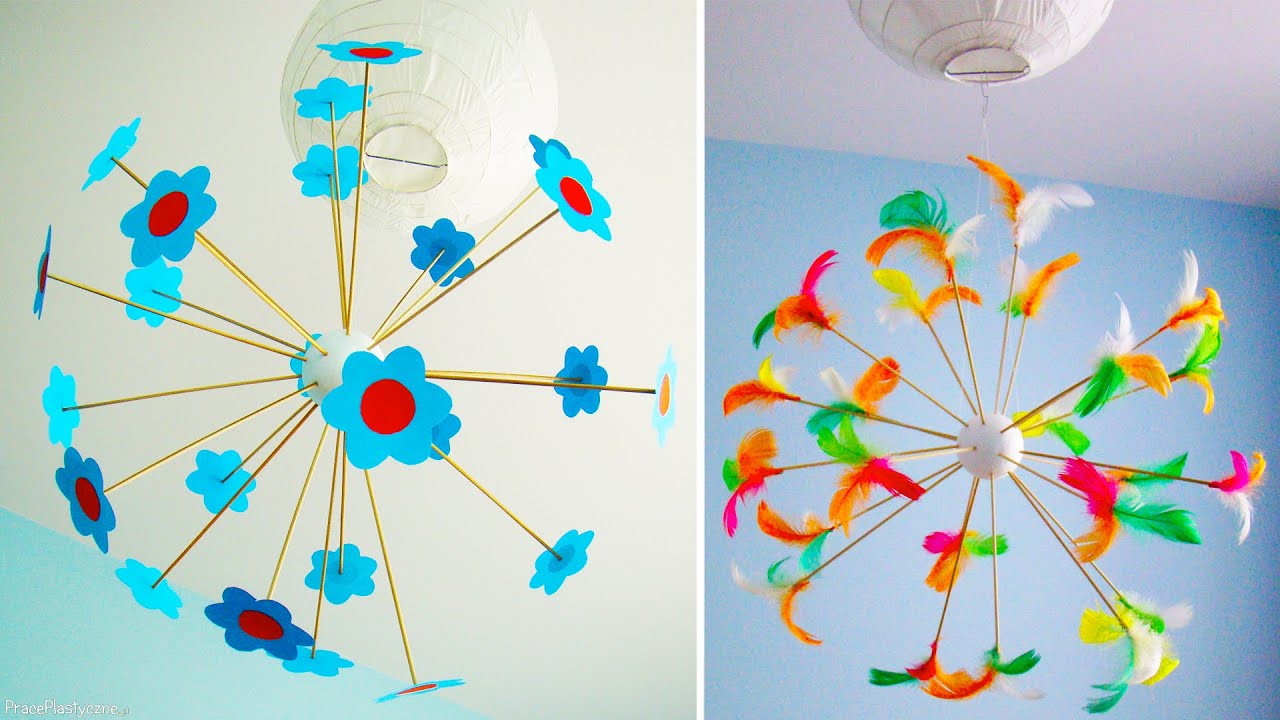 Dekoracje wiosenne wiszące - dekoracje sali w przedszkolu