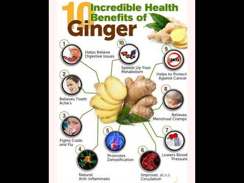 benefits of ginger