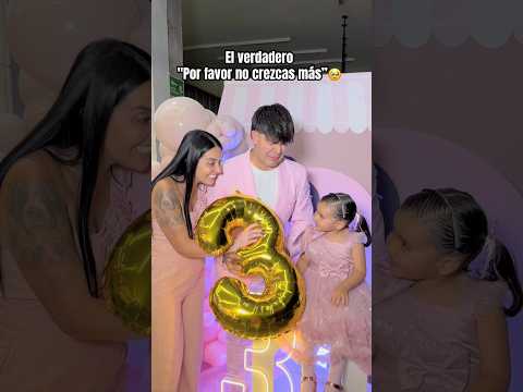 No quiero que crezca más mi hija😭💔