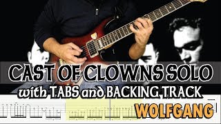 WOLFGANG | CAST OF CLOWNS GUITAR SOLO with TABS and BACKING TRACK | ALVIN DE LEON (2019)