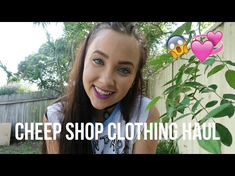 CHEEP SHOP CLOTHING HAUL!