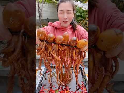 Chinese Mukbang ASMR Spicy Seafood-tik tok China