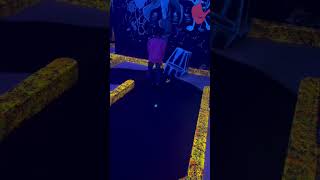 Monster Mini Golf…with friends ! 🦋🦋 #minigolf #golf #funtimes #holeinone #monster #shorts