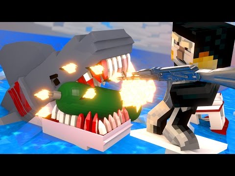 TheAtlanticCraft - Jaws Movie - The Final Shark Attack! (Minecraft Roleplay) #5 FINALE!