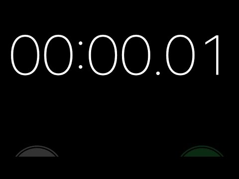 Getting 00:00.01 on stopwatch!