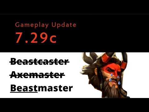 Dota 2 Update 7.29c: The End of Axemaster?