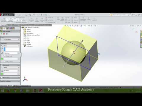 Simple mold design in solidworks part 1