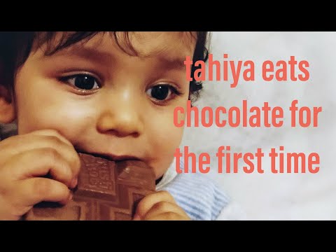 Tahiya eats chocolate for the first time
