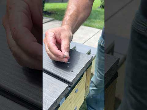 Deck Screws and Color Matched Plugs. Invisible Deck Fastening. Cortex Screws.