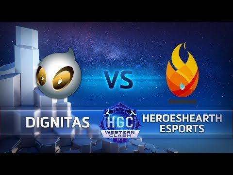 HGC 2018 Western Clash - Day 1 – Team Dignitas vs. HeroesHearth Esports - Game 1