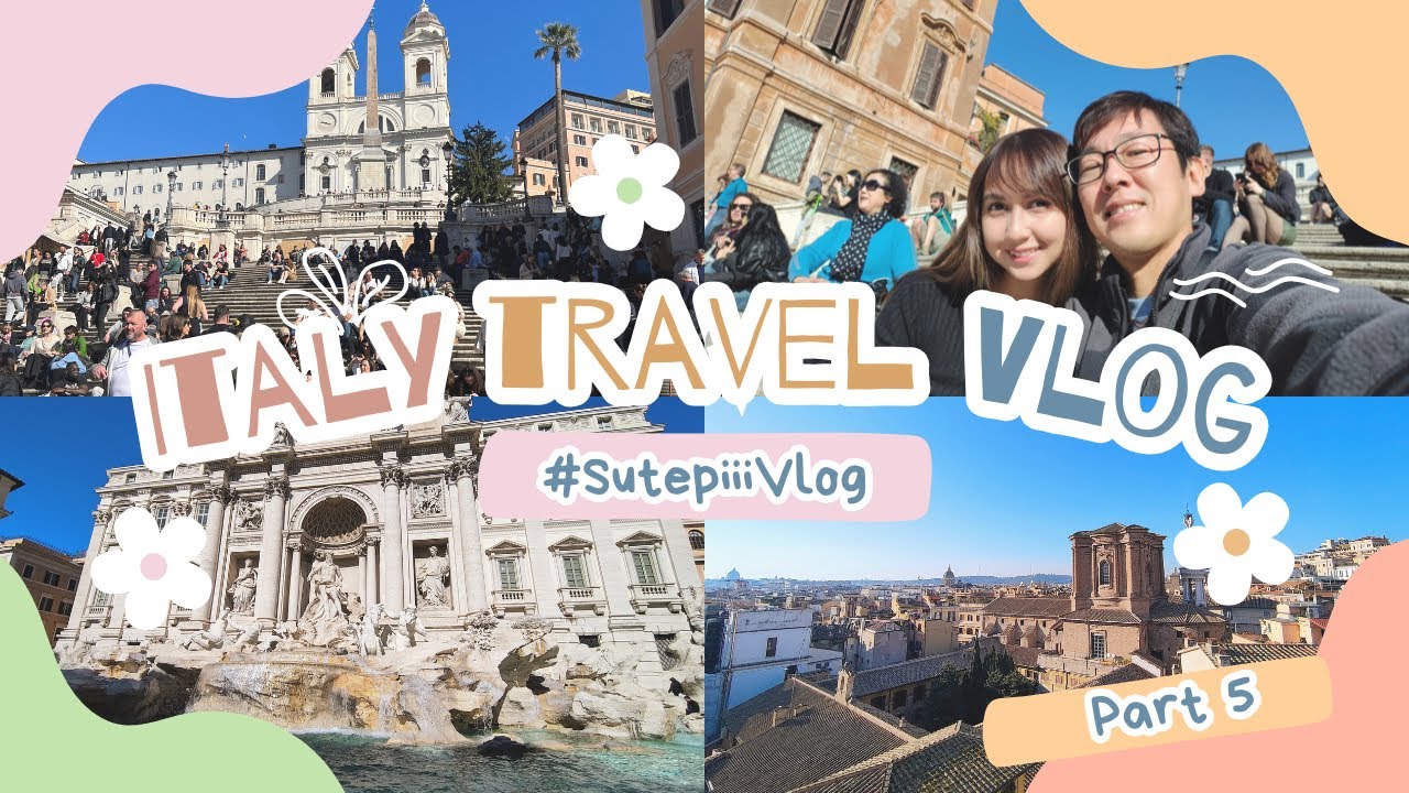 ITALY TRAVEL VLOG🇮🇹 Part5 (LAST) ikut Cooking at Rome. Masak Pasta di Italy. Visiting Vatican & Roma
