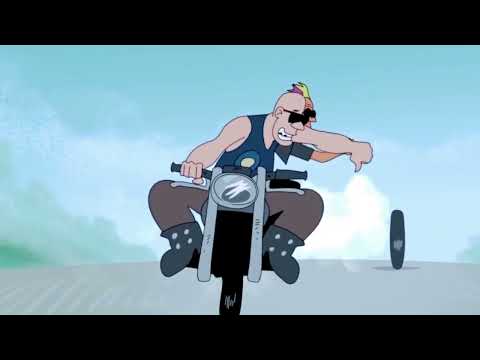 crazy racing 🏁🏍 Funny cartoon racing 🥰