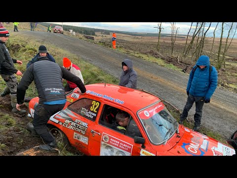 2023 Roger Albert Clark (RAC) Rally adventure! Feat. Car 32 and it's recovery from a Kielder ditch!