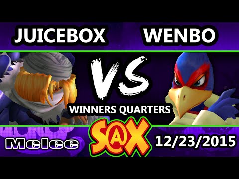 S@X 129 - Juicebox (Sheik) Vs. Wenbobular (Fox) SSBM Winners Quarters - Smash Melee