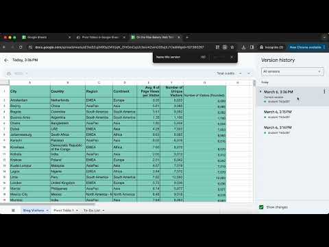 Finding Data in Google Sheets GSP1063