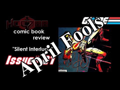 HCC788 comic book review - G.I. Joe #21 SILENT Interlude!