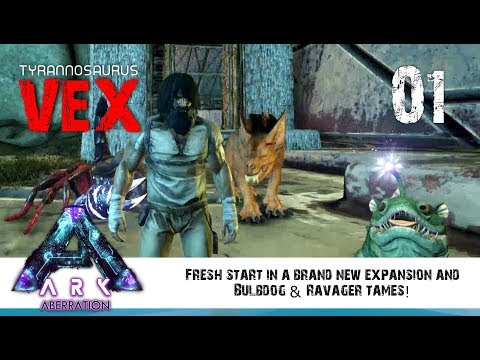 Bulbdog & Ravager taming! - Ark : Aberration - Episode 1