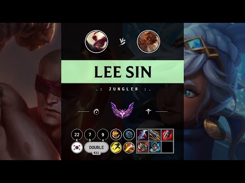 Lee Sin Jungle vs Taliyah - KR Master Patch 14.9