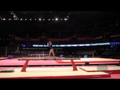 ZARZU Silvia (ROU) - 2015 Artistic Worlds - Qualifications Balance Beam