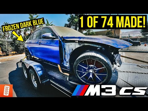 I Just Bought A Wrecked 2018 BMW M3 CS And Got EXTREMELY LUCKY...