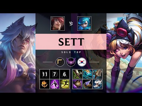 Sett Top vs Gwen - KR Master Patch 25.10