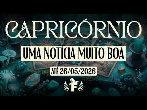 CAPRICÓRNIO ♑︎ | ACABOU O PESO!! | A CONQUISTA DOS SONHOS CAIU NA SUA FRENTE! 💸🔓