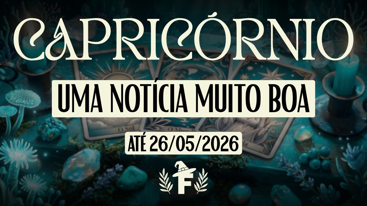 CAPRICÓRNIO ♑︎ | ACABOU O PESO!! | A CONQUISTA DOS SONHOS CAIU NA SUA FRENTE! 💸🔓