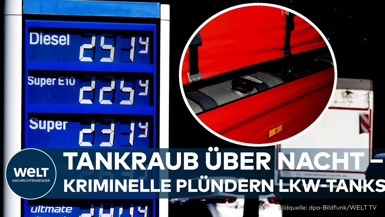 SPRITPREIS-EXPLOSION: Diesel-Diebstahl über Nacht! Tankräuber zapfen leer – Polizei unter Druck