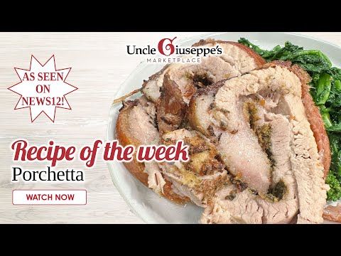 CRISPY PORCHETTA Recipe - Italian Roasted Pork Belly | Restaurant Quality at Home!