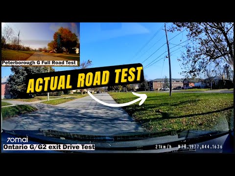 Peterborough G Test Route| Ontario G License Exam| Proud and Happy Moment