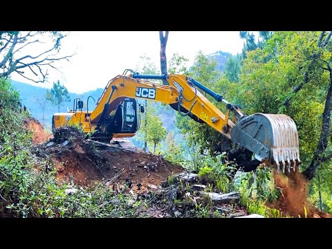 Almost No Mistake Allowed: Excavator Builds Mountain Road | Excavator Planet