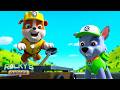 Pup Treat Launcher Rocky Recycles A Super Catapult PAW Patrol Compilation