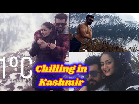Jay Bhanushali and  Mahhi Vij chilling in Kashmir is the vacation Video