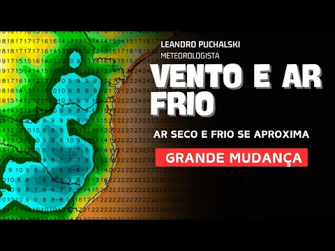 Cold air brings wind and a decrease in temperature.