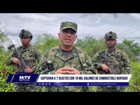 Capturan a 7 sujetos con 10 mil galones de combustible hurtado