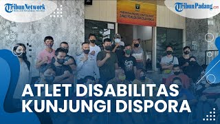 Terkendala Dana Guna Persiapan Peparnas 2021, Atlet Disabilitas Sumbar Bersama-sama Kunjungi Dispora