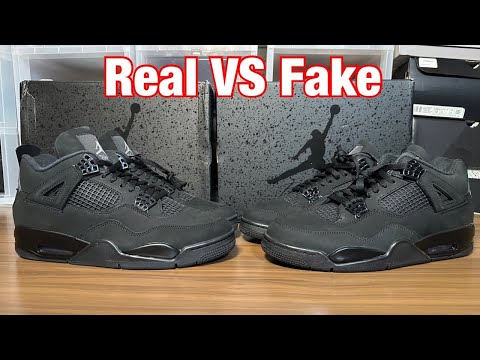 Air Jordan 4 Black Cat 2025 Real Vs Fake Review