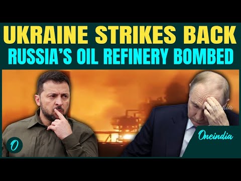 Zelensky PUNISHES Putin | Russia’s Ryazan Oil Refinery BLOWN-UP in suspected Ukrainian Drone Attack