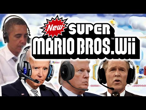 US Presidents Play New Super Mario Bros. Wii 13