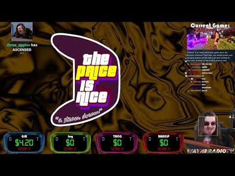 THE PRICE IS NICE: "a steam dream" - Part 1 - Bad Steam Game Price Guessing GAMESHOW (WAYNERADIOTV)