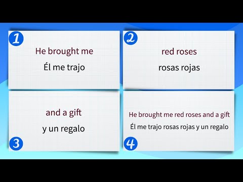 Form Sentences in Spanish